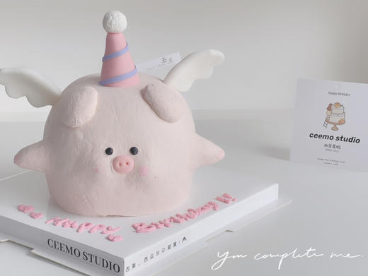 飞天许愿猪 3d立体蛋糕 商品图1