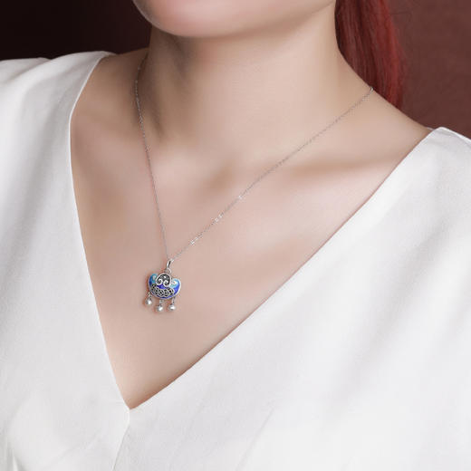 【钱缘】S999银足银元宝铜钱吊坠【CW-DZ05977】 商品图3