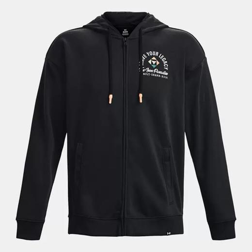 【L码，如无货将做退款】安德玛UA男装强森棉织运动针织夹克外套1377436-001 商品图0