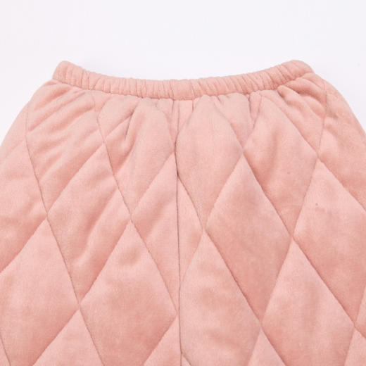 都市丽人法兰绒夹棉女士加厚款长袖长裤类家居服套装LH31F3 商品图7