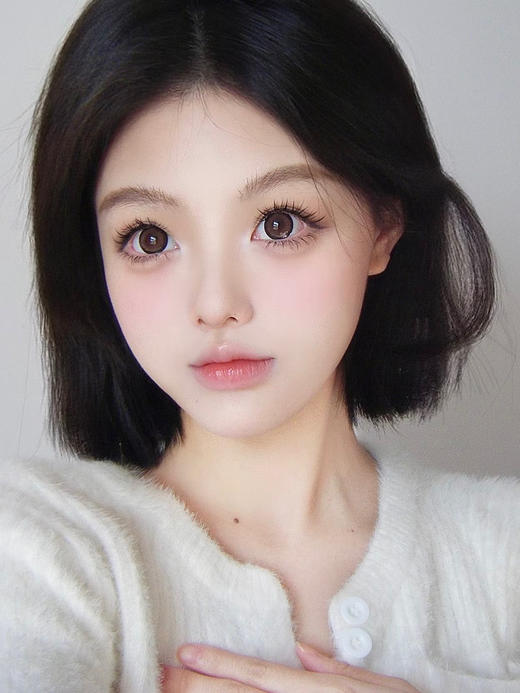 【月抛大直径】Rolalens--布朗棕--14.5mm-【月抛 0-800度 无525/575】 商品图2