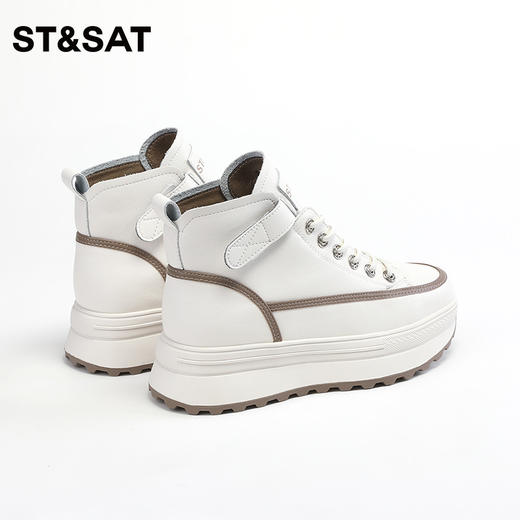 星期六保暖加绒增高厚底休闲高帮鞋SS34116283 商品图12