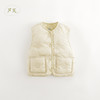 【马克珍妮 芦芙】秋冬新款 女童甜美花朵绗缝轻薄羽绒背心232026 商品缩略图2