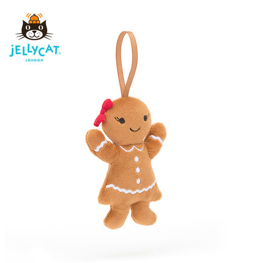 Jellycat 欢乐节庆姜饼露比 10cm 商品图2