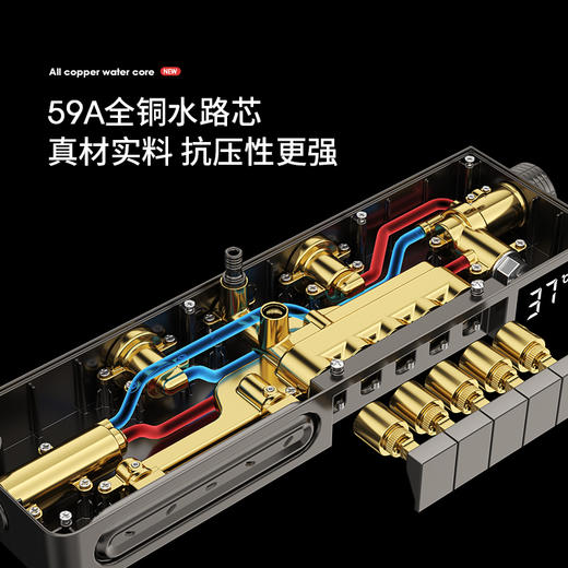 7399彼得潘五档恒温-枪灰方管 商品图3