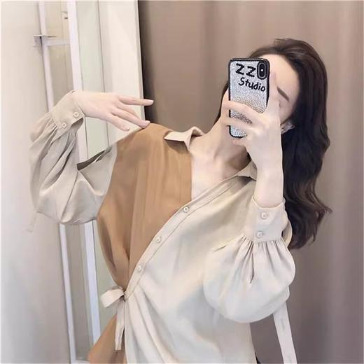 裁缝学苑AX111 小众轻熟风撞色拼接衬衫纸样女装上衣衬衫打版裁剪 商品图1