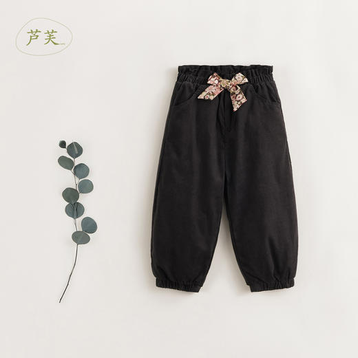 【马克珍妮 芦芙】秋冬装 纯棉灯芯绒夹棉萝卜裤 231996 商品图2