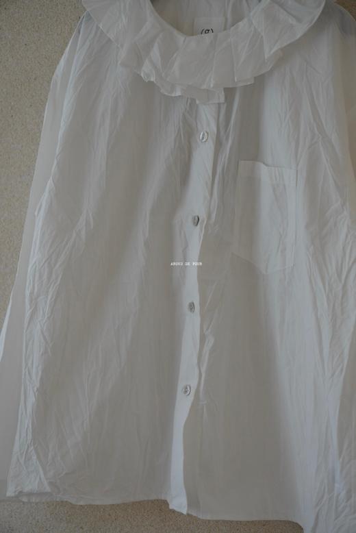 （g）荷叶领长袖肌理感衬衫 商品图6