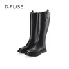 Dfuse迪芙斯2023冬季新款圆头骑士靴弹力瘦瘦长筒高靴DF34117163 商品缩略图4