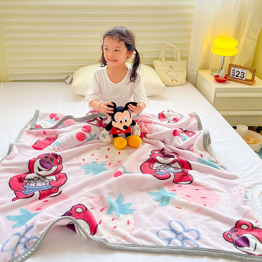 【迪士尼系列】加厚牛奶绒A类毛毯 手感柔软 亲肤舒适 厚实保暖 多功能毛毯 商品图5
