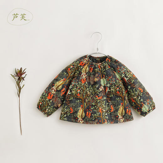 【马克珍妮 芦芙】秋冬装 森林奇遇记夹棉圆领衬衫 231601 商品图0