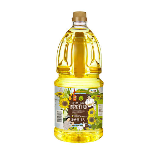 中粮初萃压榨葵花籽油1.8L 商品图3