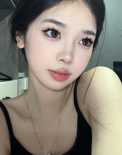 【月抛中直径】Rolalens-冰茶黑--14.2mm-【月抛 0-800度 无525/575】 商品图5