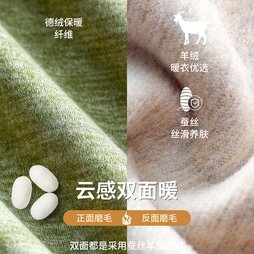 【89.9/两件，拍一发二！】秋冬保暖马甲带胸垫德绒发热内衣女士羊绒蚕丝加绒上衣背心女文胸寒冷来袭，温暖加身。美好生活，从内而外开始lmzb 商品图3