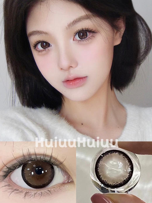 【月抛大直径】Rolalens--布朗棕--14.5mm-【月抛 0-800度 无525/575】 商品图0