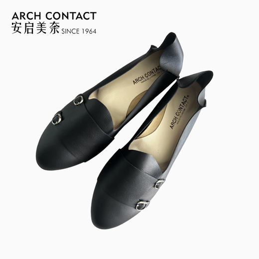 ARCHCONTACT安启美奈百搭软底双排扣单鞋39278 商品图5
