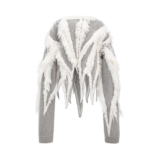 几何毛感短外套——NAN KNITS秋冬新品 商品图1