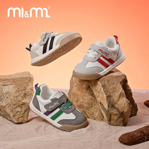 M1&M2童鞋双杠德训鞋春秋运动鞋时尚透气软底防滑秋季秋款全能 商品图1