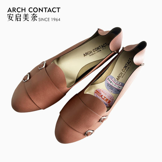 ARCHCONTACT安启美奈百搭软底双排扣单鞋39278 商品图4