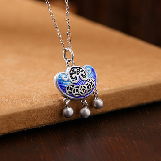 【钱缘】S999银足银元宝铜钱吊坠【CW-DZ05977】 商品图2