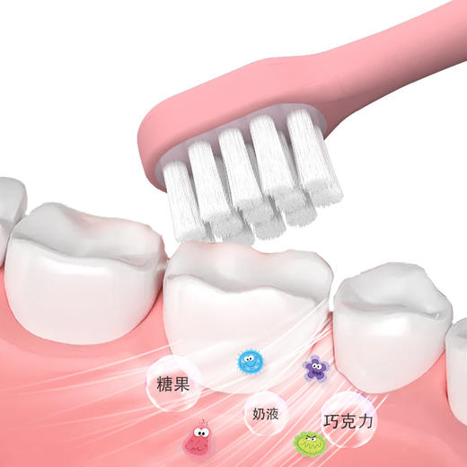 【39.9/24支装，拍1发24！】米客Mikolife儿童软毛牙刷八支装呵护牙龈清洁牙齿卡通桶装lmzb 商品图4