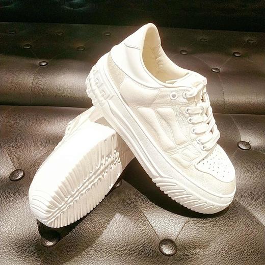 LFGJ 0128 刺绣拼接纯皮小板鞋 商品图3