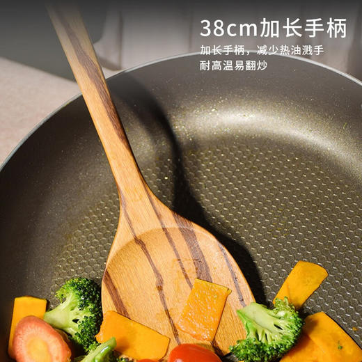 达乐丰 铁梨木锅铲不粘锅专用无漆长柄实木锅铲耐高温炒菜铲子饭勺 商品图4