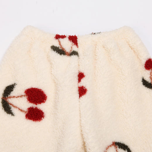 都市丽人眯雅佳米粒绒印花女童法兰绒厚款长袖长裤类家居服套装JH31A7 商品图9