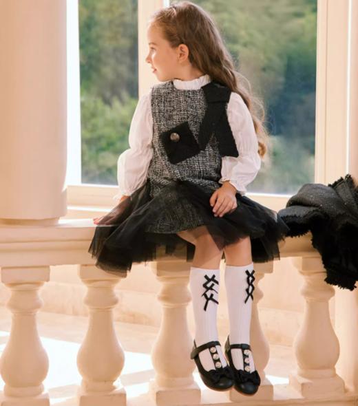 PureShare 轻奢法式蝴蝶结水钻公主鞋 商品图6