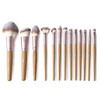 安姑娘专业化妆刷13支套装（非动物毛）原木柔软细毛不扎脸 散粉腮红修容眼影刷细节唇眉刷 纯素彩妆 商品缩略图11