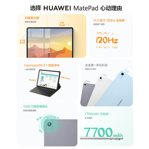 【家居】华为平板电脑MatePad2023柔光版 8+256G 商品图6