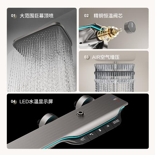 7674帕拉莫斯-恒温枪灰【双数显氛围灯款】 商品图3