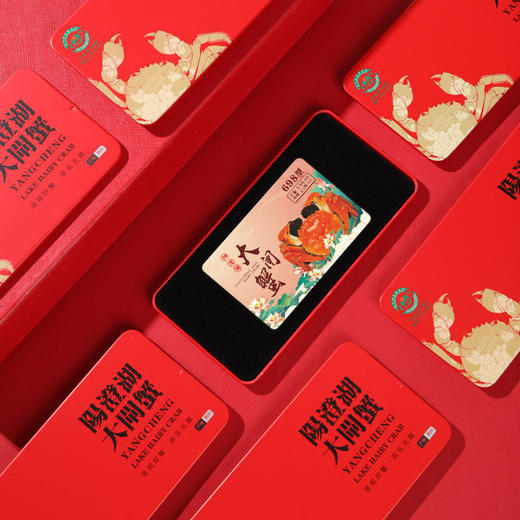 蟹卡终身有效【阳澄湖大闸蟹礼券礼品卡】中秋送礼佳品 阳澄湖基地直发 足斤量 爆品爆款礼盒套装 商品图2