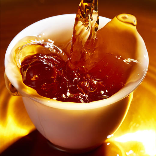 五虎 茶叶 普洱熟茶 茶饼云南勐海 陈年古树茶 糯米香熟普洱 长年典藏 茶饮 260g(买1送1，配手提袋) 商品图2