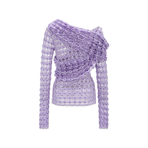 不规则浮线孔眼上衣——NAN KNITS秋冬新品 商品图1