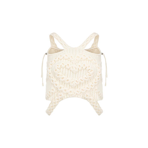 爱心绞花短裙——NAN KNITS秋冬新品 商品图0