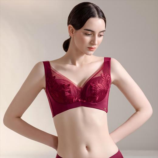 皇家丽美内衣女聚拢收副乳记忆钛圈薄款文胸大胸显小调整型文胸WJ063-1 商品图1