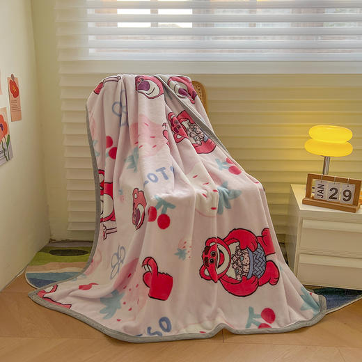 【迪士尼系列】加厚牛奶绒A类毛毯 手感柔软 亲肤舒适 厚实保暖 多功能毛毯 商品图8