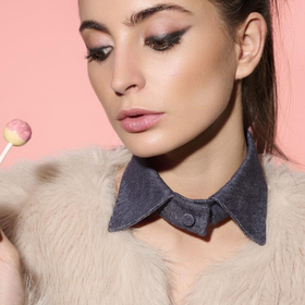 北京仓｜Catherine Osti-Sonia-牛仔 领饰［法国设计师］