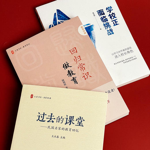 名家教育经典系列3册 大夏书系 回归常识做教育+学校正面临挑战+过去的课堂 储朝晖 林卫民 王木春 商品图7