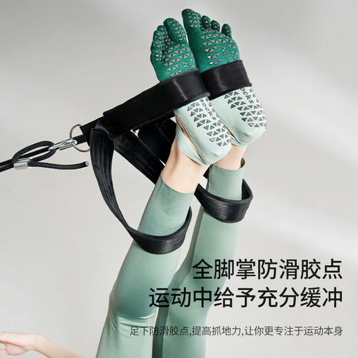 2023新款渐变绑带瑜伽袜子防滑专业女五指袜普拉提袜夏季薄款点胶FT 00 商品图3
