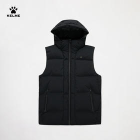 卡尔美冬季跃动出型系列男士羽绒马甲