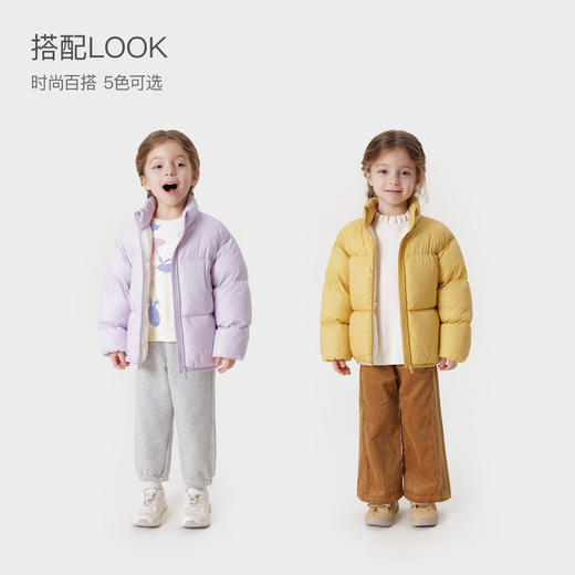 【三防】马克珍妮女童超轻保暖加厚羽绒服 儿童冬款面包服231191 商品图1