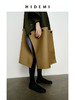 HIDEMI 极简设计感加厚复合可拆卸纽扣多种正反面多种穿法廓形大斗篷式风衣大衣 商品缩略图12