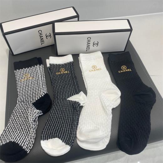 B007香N儿女士网红爆款堆堆袜中长袜 商品图2