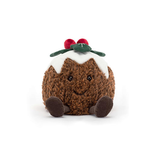 Jellycat 趣味圣诞布丁 17cm 商品图0