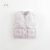【马克珍妮 芦芙】秋冬新款 女童甜美花朵绗缝轻薄羽绒背心232026 商品缩略图1