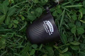 黑色咖啡露营杯