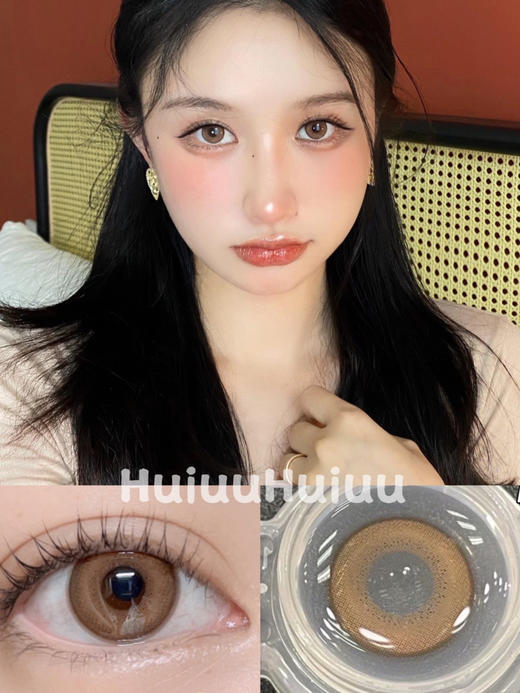 【月抛大直径】Rolalens-焦糖布蕾---14.5mm-【月抛 0-800度 无525/575】 商品图0