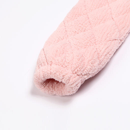 都市丽人舒适外出女士睡衣北极绒提花夹棉加厚款长袖长裤类家居服套装LH31L6 商品图7